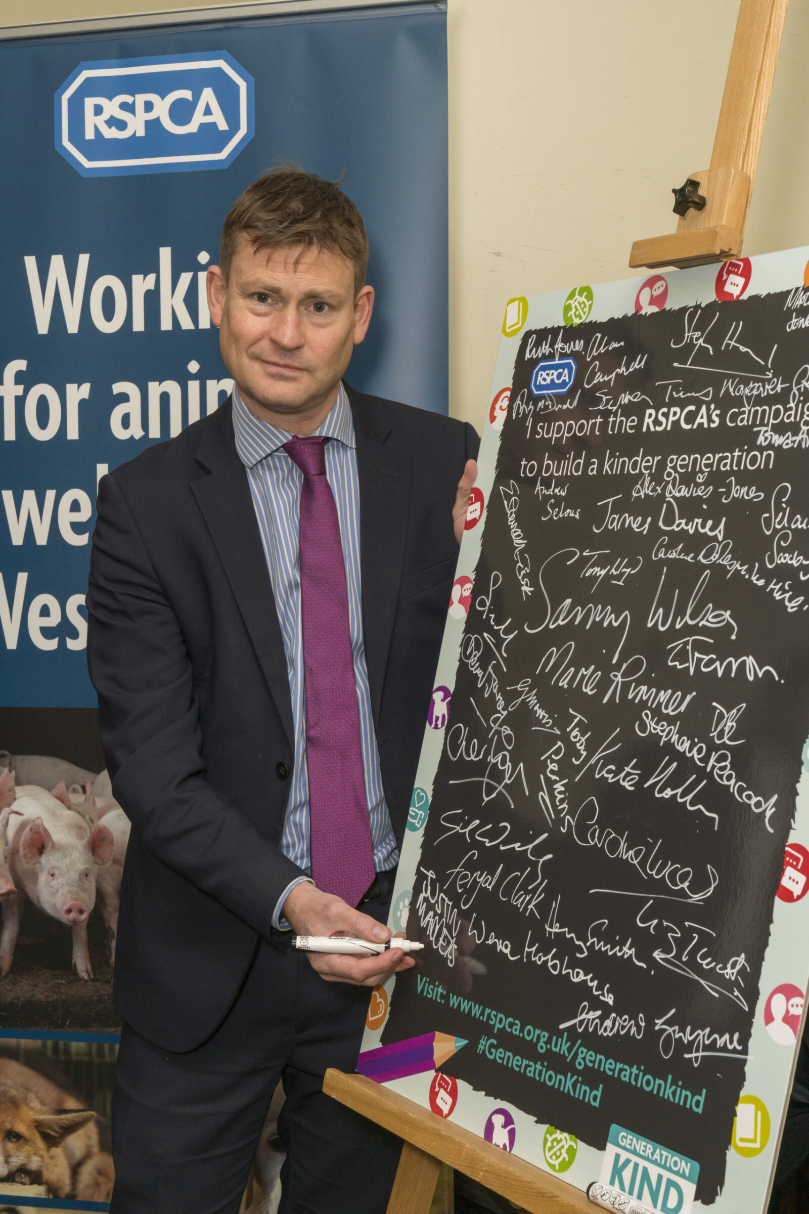 Justin at the Parliamentary event