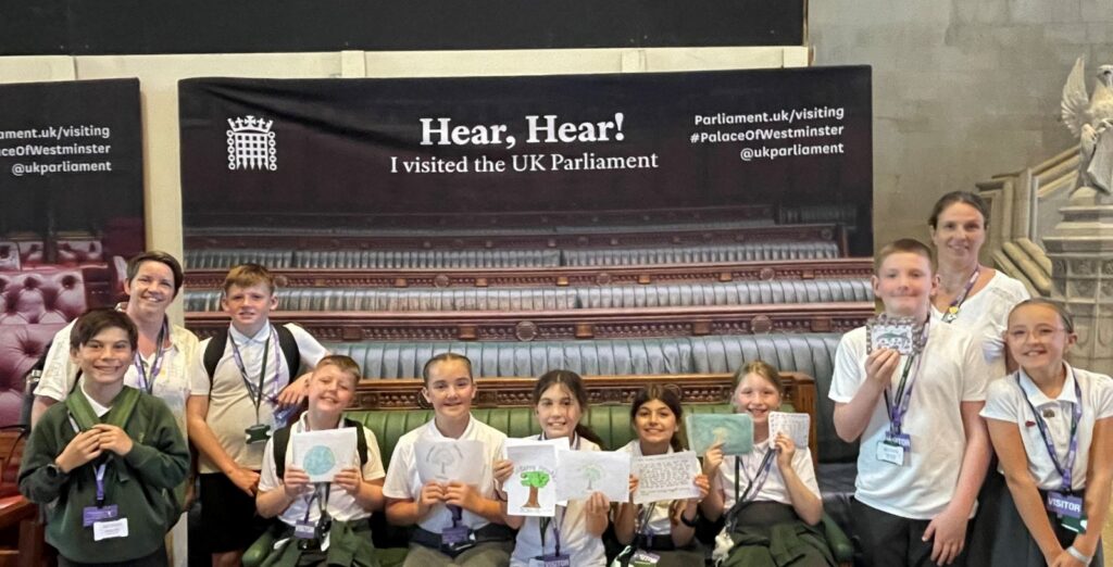 Pupils from Heygarth Primary School in Eastham visited Parliament.